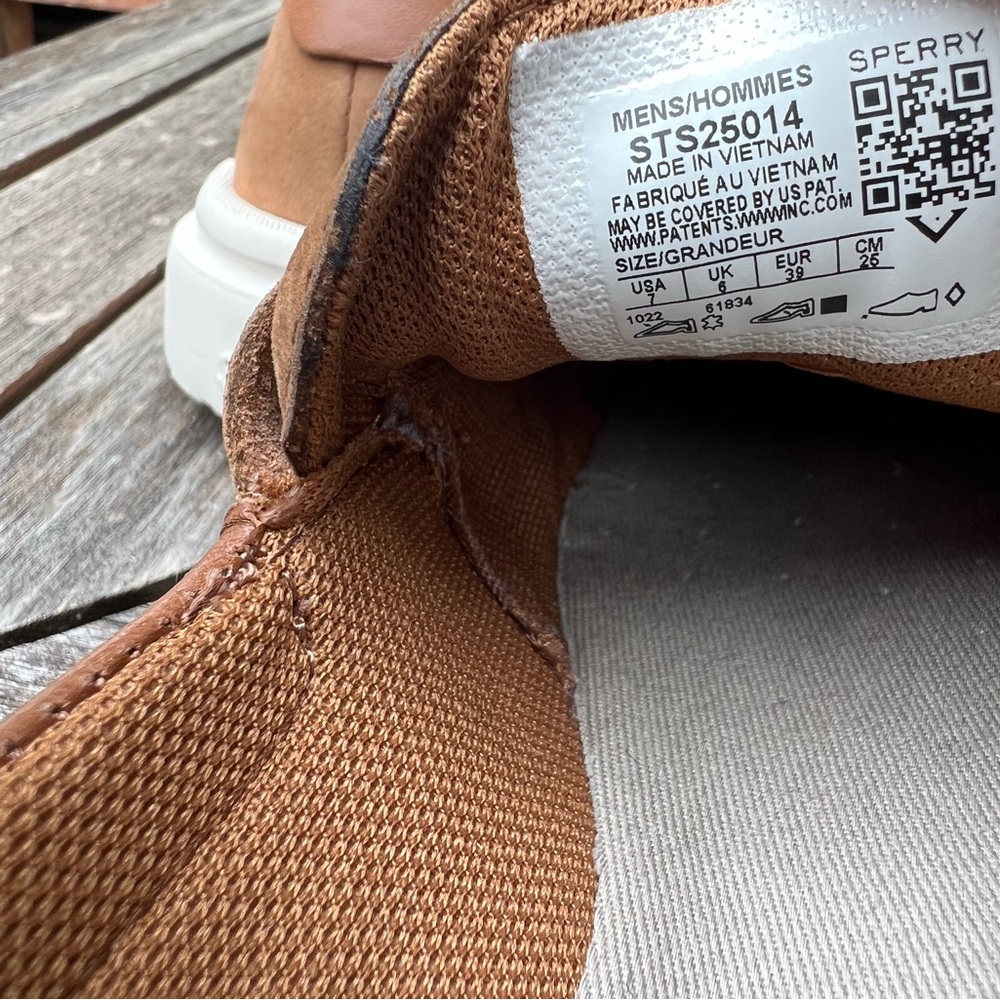 Sperry Cabo II Penny Loafer Brown - Size 7 - Picture 9 of 15
